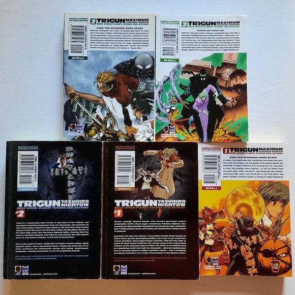 Trigun 1-2, Trigun Maximum 1-12, 14, Almost Complete Manga Set - Picture 4 of 8